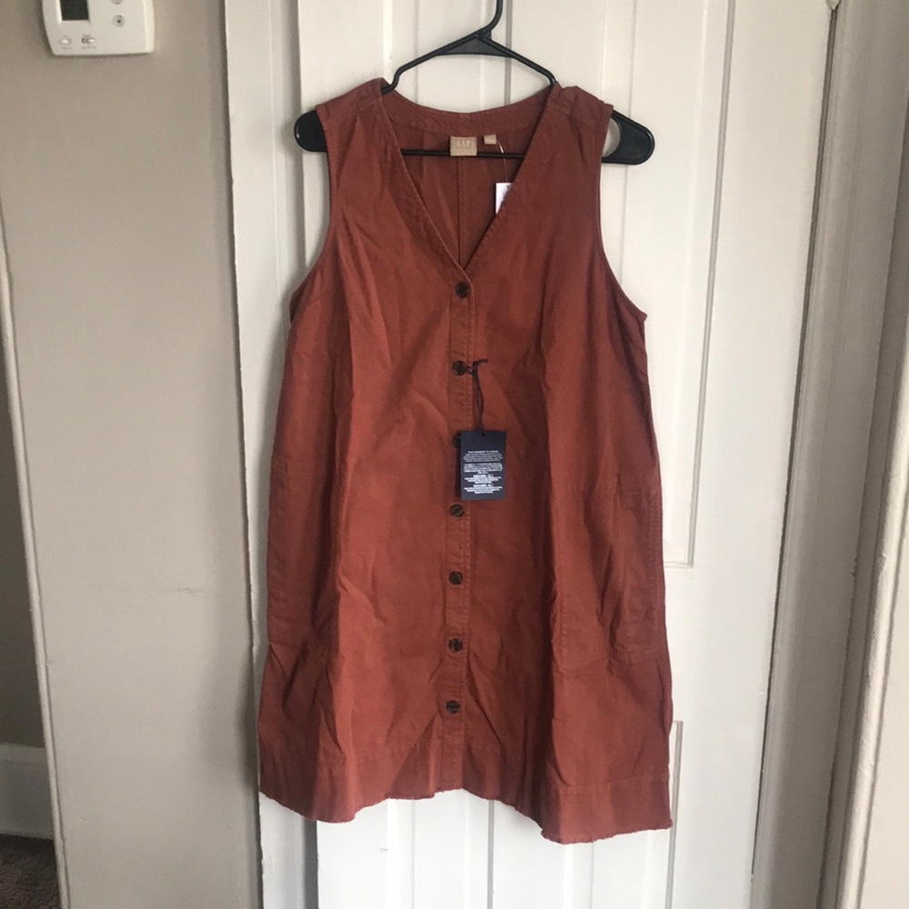 Denim/khaki/corduroy dress.